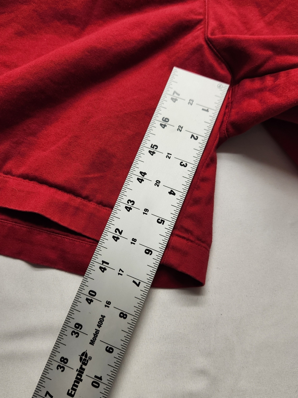 ⭐️Vintage Lauren Ralph Lauren Red Shorts Size 10 Vintage Y2K 100% Cotton Preppy - Picture 5 of 12